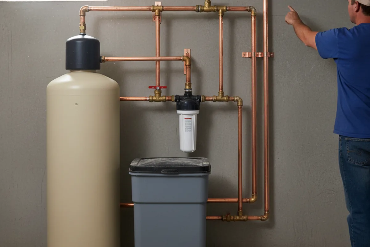 Whole-house water treatment system installed in San Augustine